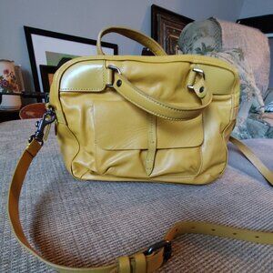 EUC KELSI DAGGER LEATHER CONVERTIBLE SATCHEL